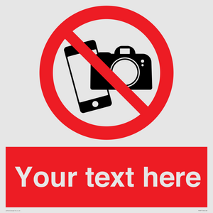 Custom No filming or photography